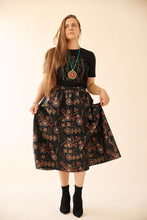 Load image into Gallery viewer, Grandmother beadwork print ARTISAN SKIRT "The Long Way Home" Collection