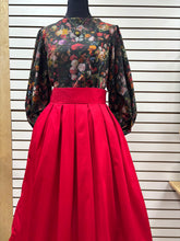 Load image into Gallery viewer, *SOLD* Red Pleated Skirt - ONE ONLY fits medium or large