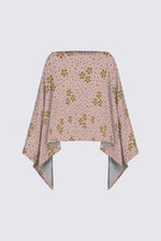 Load image into Gallery viewer, Homeland print calico poncho shawl PINK