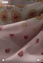Load image into Gallery viewer, Homeland Heritage pink printed scarf - large chiffon