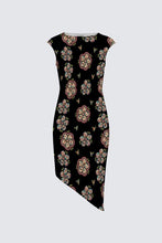 Load image into Gallery viewer, Calico beadwork print DRESS
