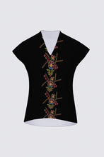 Load image into Gallery viewer, &quot;Grandmother rockstar beadwork&quot; print TOP
