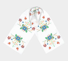 Load image into Gallery viewer, Floral beadwork printed scarf - large
